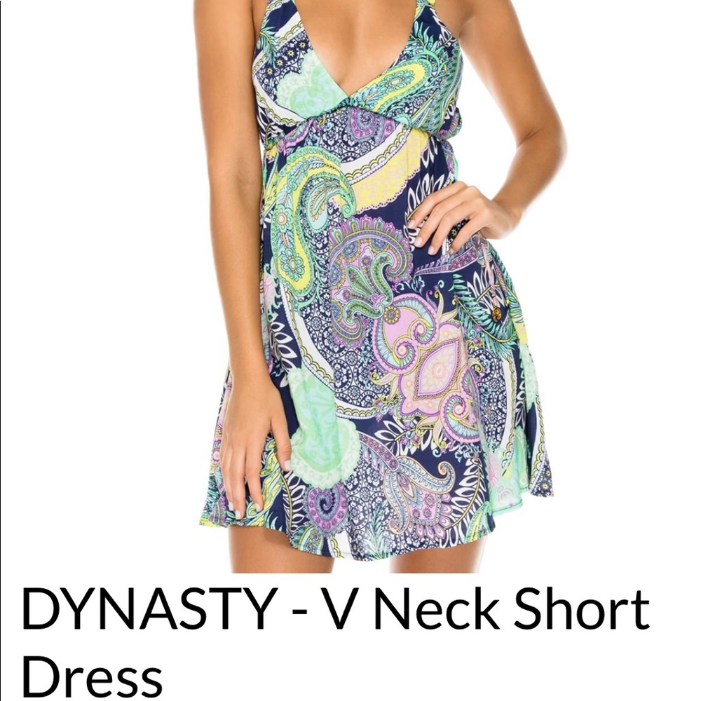 NWT**Luli Fama 3 pc Matching Set- coverup and bikini - Picture 2 of 13